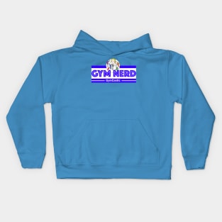 Gym Nerd (blue) Kids Hoodie